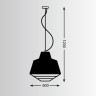 Подвесной светильник Zumaline Wire MD1712-1L-BLACK - Подвесной светильник Zumaline Wire MD1712-1L-BLACK