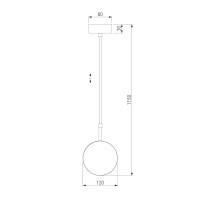  - Подвесной светильник Elektrostandard Grollo 50120/1 белый 4690389187155