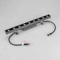  - Светодиодный прожектор AR-LINE-500S-9W-220V Warm (Grey, 30 deg) (Arlight, IP65 Металл, 3 года)