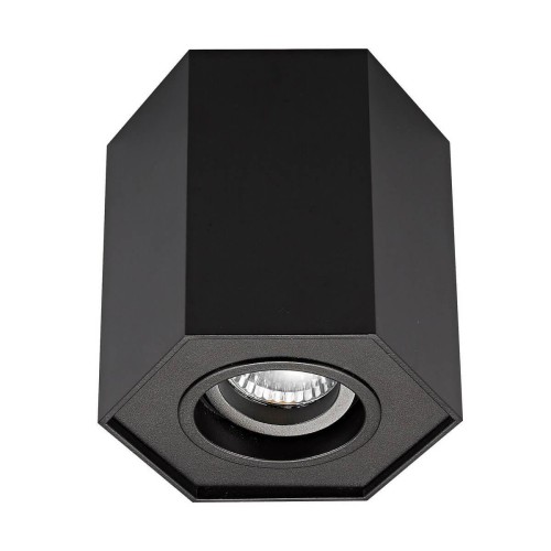 Потолочный светильник Zumaline Polygon cl r 20077-BK 