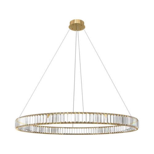Подвесной светодиодный светильник Loft IT Crystal ring 10135/1000 Gold 
