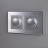 Рамка Werkel Aluminium на 2 поста алюминий WL11-Frame-02 4690389073632 - Рамка Werkel Aluminium на 2 поста алюминий WL11-Frame-02 4690389073632