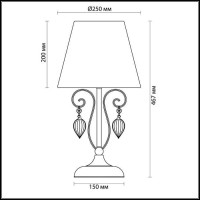  - Настольная лампа Odeon Light Niagara 3921/1T