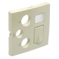  - Лицевая панель Efapel Logus 90 R-TV-SAT-RJ45/R-TV-SAT-RJ45-SC жемчуг 90770 TPE