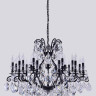 Подвесная люстра Crystal Lux Magnifico SP19 Black/Transparent - Подвесная люстра Crystal Lux Magnifico SP19 Black/Transparent