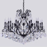 Подвесная люстра Crystal Lux Magnifico SP19 Black/Transparent - Подвесная люстра Crystal Lux Magnifico SP19 Black/Transparent
