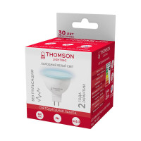  - Лампа светодиодная Thomson GU5.3 4W 6500K полусфера матовая TH-B2321