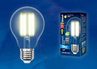  - Лампа светодиодная филаментная Uniel E27 17W 3000K прозрачная LED-A70-17W/3000K/E27/CL PLS02WH UL-00004870