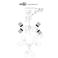  - Потолочная люстра Wedo Light Сеграт 66399.01.64.06
