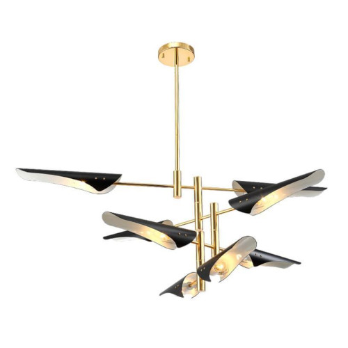 Подвесная люстра Crystal Lux Rafael SP8 Gold 