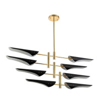  - Подвесная люстра Crystal Lux Rafael SP8 Gold