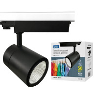 Трековый светодиодный светильник Uniel ULB-T52-50W/4000K/B Black UL-00007502 - Трековый светодиодный светильник Uniel ULB-T52-50W/4000K/B Black UL-00007502