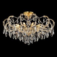  - Подвесная люстра Crystal Lux Hollywood SP-PL10 Gold D1000