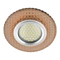  - Встраиваемый светильник Fametto Luciole DLS-L135 Gu5.3 Glassy/Light Tea