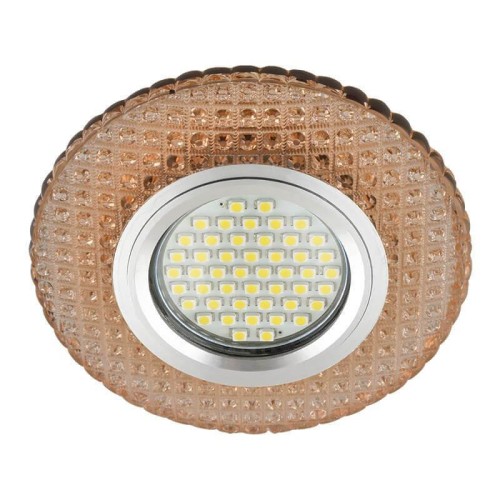 Встраиваемый светильник Fametto Luciole DLS-L135 Gu5.3 Glassy/Light Tea 