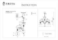  - Подвесная люстра Freya Lorette FR2406-PL-03-WG