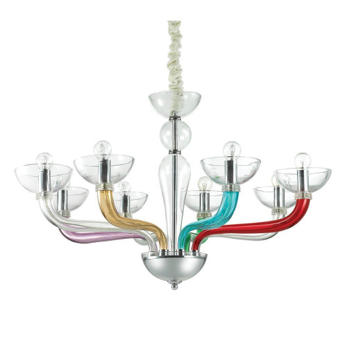 Подвесная люстра Ideal Lux Casanova SP8 Color 104775 
