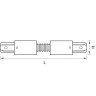 Коннектор гибкий Lightstar Barra 501157 - Коннектор гибкий Lightstar Barra 501157