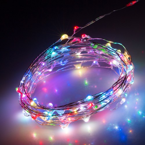 Светодиодная гирлянда ARD-CLASSIC-DEW-5000-CLEAR-100LED-STD RGB (12V, 3.2W) (Ardecoled, IP65) Светодиодная гирлянда РОСА серии CLASSIC. Размер 5000х1.6х0.8 мм. Цвет светодиодов RGBY, эффект динамики (автоматическая быстрая смена цвета свечения). Провод из прозрачного ПВХ, диаметр 0.4 мм. 100 светодиодов размером 2.1 мм в форме капли. Напряжение питания 12 В, потребляемая мощность 3.2 Вт, степень пылевлагозащиты IP65. Аксессуар для подключения в комплекте.