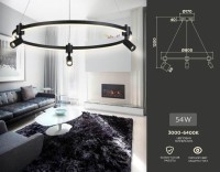  - Подвесная светодиодная люстра Ambrella light Comfort Line FL5293