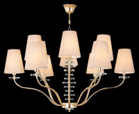  - Подвесная люстра Crystal Lux ARMANDO SP6+6 GOLD