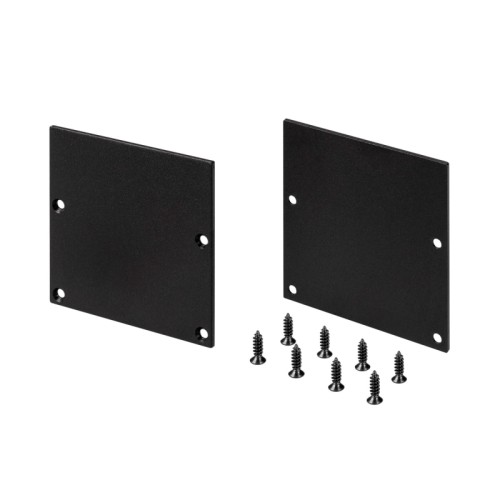Заглушка SL-LINE-5050-LW BLACK глухая (Arlight, Металл) Пара заглушек для профиля SL-LINE-5050-LW. Материал - алюминий. Цвет - черный. В комплекте 2 заглушки, 8 шурупов. Цена за 1 комплект.