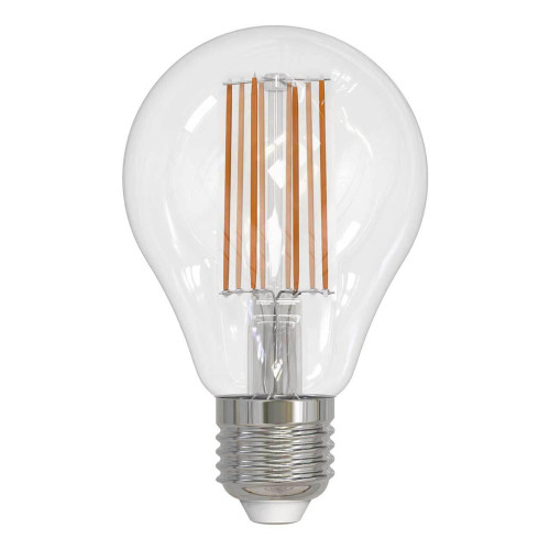 Лампа светодиодная филаментная Uniel E27 17W 4000K прозрачная LED-A70-17W/4000K/E27/CL PLS02WH UL-00004871 
