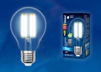  - Лампа светодиодная филаментная Uniel E27 17W 4000K прозрачная LED-A70-17W/4000K/E27/CL PLS02WH UL-00004871
