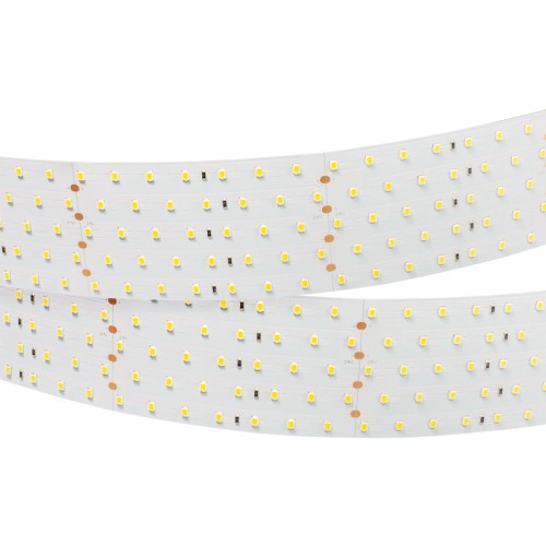Лента RT 2-2500 24V Warm3000 5x2 (2835, 875 LED, CRI98) (Arlight, 36 Вт/м, IP20) Гибкая лента CRI98, светодиоды smd 2835, 350 шт/м (875шт на 2.5м), белая плата 58 мм, скотч 3М. Цвет ТЕПЛЫЙ 2900-3100K. Питание 24V, мощность 36 Вт/м (90 Вт на 2.5м), угол 120°, высокая цветопередача CRI>95...98. Размеры 2500х58x1.5мм. Мин.отрезок 100мм, 35 светодиодов. Цена за 1м.