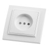 Розетка Feron Stekker Эрна б/з 10A 250V белый PST10900901 39049 - Розетка Feron Stekker Эрна б/з 10A 250V белый PST10900901 39049