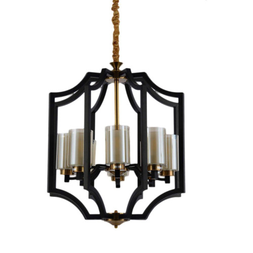 Подвесная люстра Lumina Deco Vigatto LDP 1224-8 BK+MD 