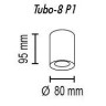 Потолочный светильник TopDecor Tubo8 P1 10 G - Потолочный светильник TopDecor Tubo8 P1 10 G