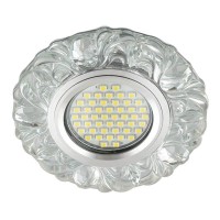  - Встраиваемый светильник Fametto Luciole Dls-L136 Gu5.3 Glassy/Clear