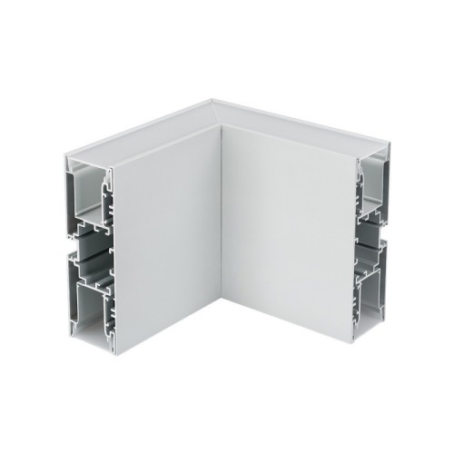 Угол S2-WALL-X2-H128-L90N внутренний (Arlight, Металл) Внутренний прямой угол в сборе для соединения 2-х профилей S2-WALL-X2-H128 под прямым углом 90°. Для установки в угол стены. В комплекте матовый экран, соединители. Длина внешней стороны угла 150мм.