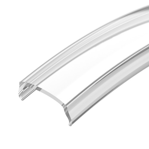 Экран ARH-BENT-W11-2000 Clear (Arlight, Пластик) Прозрачный экран (PC) для профиля ARH-BENT-W11-2000 ANOD. Светопропускание до 96%. Длина 2000мм. Цена за 1м.