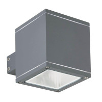  - Уличный настенный светильник Ideal Lux Snif Ap1 Square Antracite 121963