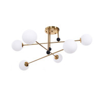  - Потолочная люстра Lumina Deco Bersago LDP 8030-6 MD+WT