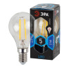 Лампа светодиодная филаментная ЭРА E14 5W 4000K прозрачная F-LED P45-5W-840-E14 Б0019007 - Лампа светодиодная филаментная ЭРА E14 5W 4000K прозрачная F-LED P45-5W-840-E14 Б0019007