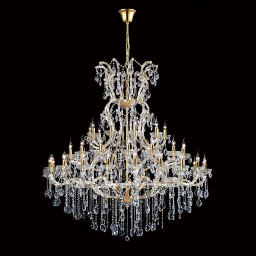 Каскадная люстра Crystal Lux Hollywood SP53 Gold 