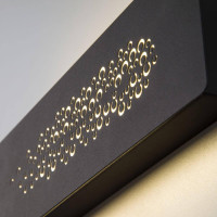  - Настенный светодиодный светильник Eurosvet Grape 40149/1 Led черный
