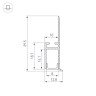Профиль WALL-FANTOM-BENT-W10-SIDE-2000 ANOD (Arlight, Алюминий) - Профиль WALL-FANTOM-BENT-W10-SIDE-2000 ANOD (Arlight, Алюминий)