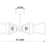 Потолочная люстра Arte Lamp Brussels A8030PL-6WH - Потолочная люстра Arte Lamp Brussels A8030PL-6WH