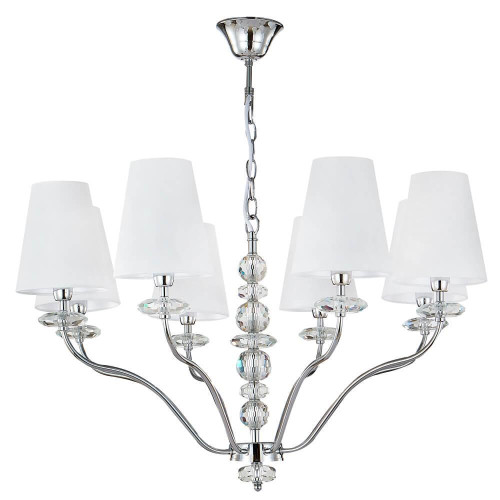 Подвесная люстра Crystal Lux ARMANDO SP8 CHROME 
