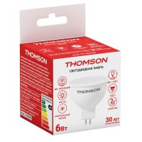  - Лампа светодиодная Thomson GU5.3 6W 4000K полусфера матовая TH-B2046