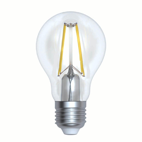 Лампа светодиодная филаментная Uniel E27 15W 3000K прозрачная LED-A60-15W/3000K/E27/CL PLS02WH UL-00005849 