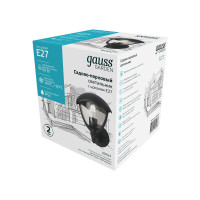  - Уличный настенный светильник Gauss Aura GD027