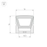Силиконовый профиль WPH-FLEX-1616-TOP-S11-5m WHITE (Arlight, Силикон) - Силиконовый профиль WPH-FLEX-1616-TOP-S11-5m WHITE (Arlight, Силикон)