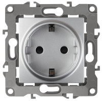  - Розетка ЭРА 12 2P E Schuko со шторками 16A 250V 12-2102-03 Б0014689