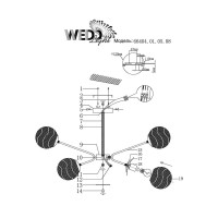  - Потолочная люстра Wedo Light Фолинио 66404.01.05.08