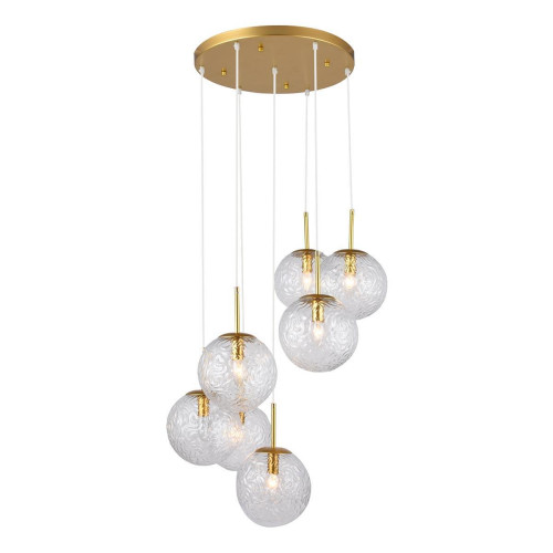 Подвесная люстра Toplight Alyse TL1215H-07TR Подвесная люстра Toplight Alyse TL1215H-07TR